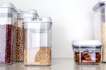 Pantry items after pantry pest infestation removal